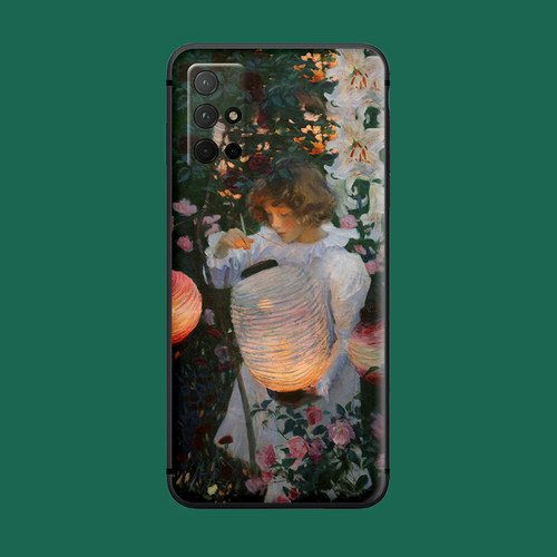 适用于油画荣耀v30Pro手机壳v40/20i可爱女孩小众文艺50pro磨砂软60