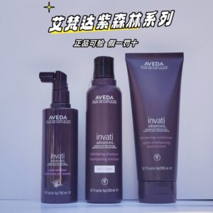 Aveda艾梵达丰盈强韧紫森林洗发露精华精油蓬松强韧固发气垫梳子