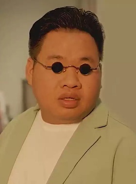 冷少迷你小太阳眼镜男款高级感圆框太阳眼镜师爷搞笑小镜片太阳眼