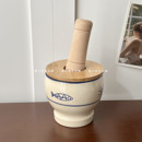 糖小姐 ins陶瓷手动捣泥器家用辣椒擂钵研磨蒜泥捣蒜罐蒜臼子 日式