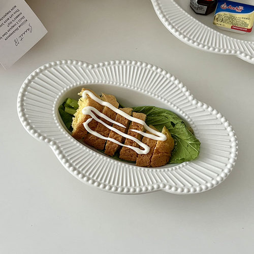 日式ins风高颜值陶瓷盘子