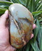 天然皮新疆和田玉籽料原石青白玉籽料原石玉质细润1.58斤