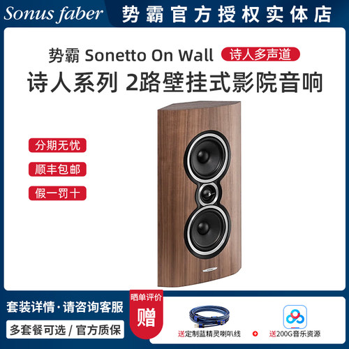 势霸壁挂式多声道音箱2路音响