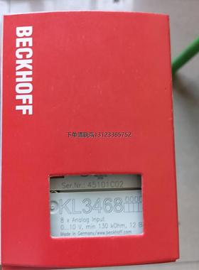 询价倍福模块KL3468 全新原装正品现货  欢迎订货  顺丰包