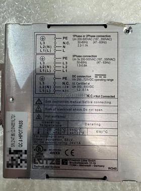询价LUTZE倍致电源模块CPSB-123-240-24，全新原