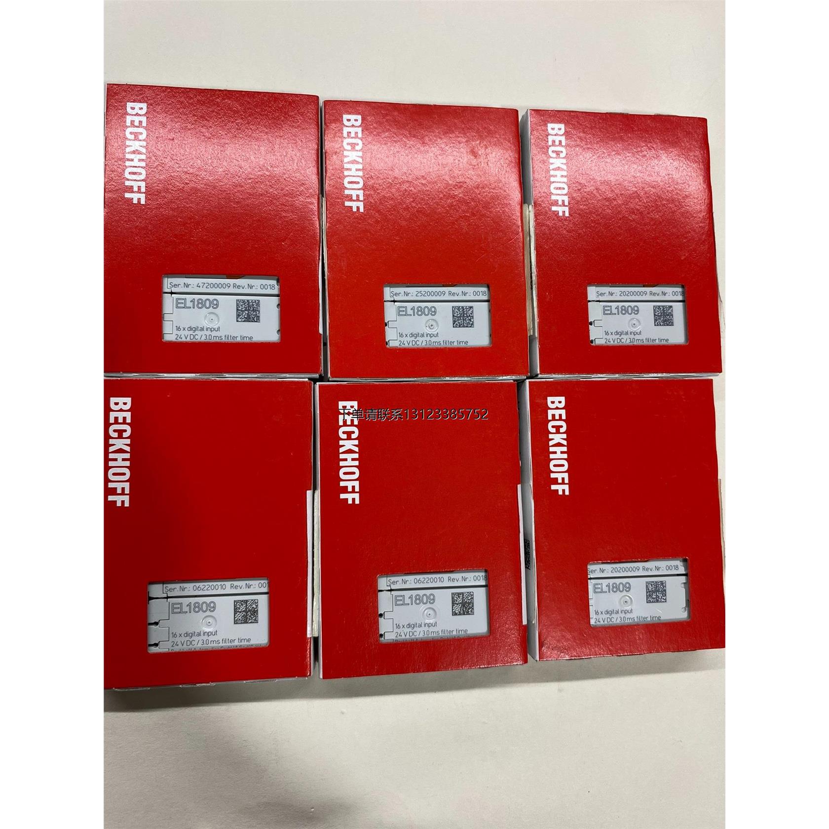 询价倍福拆机模块EL1809，成色如图，数量多个，功能包好，实时