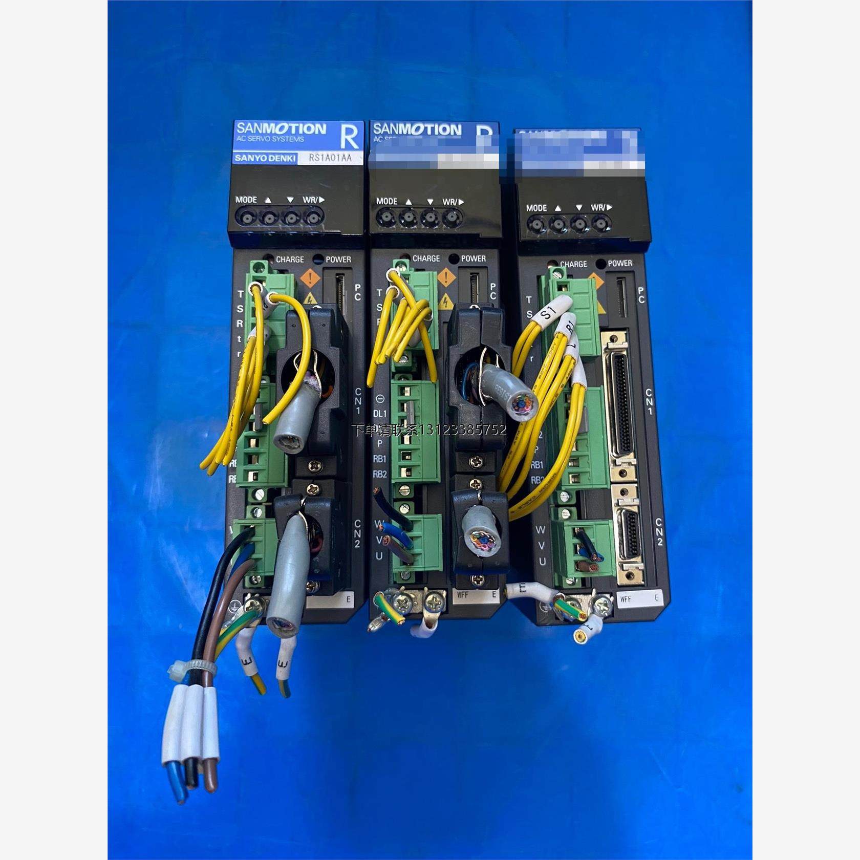 询价三洋伺服驱动器，型号RS1A01AA，二手拆机，实物拍摄，成