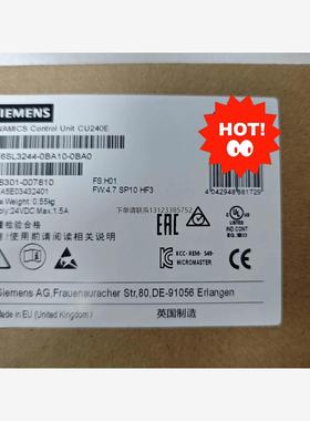 询价西门子控制单元CU240E 6SL3244-0BA10-0B
