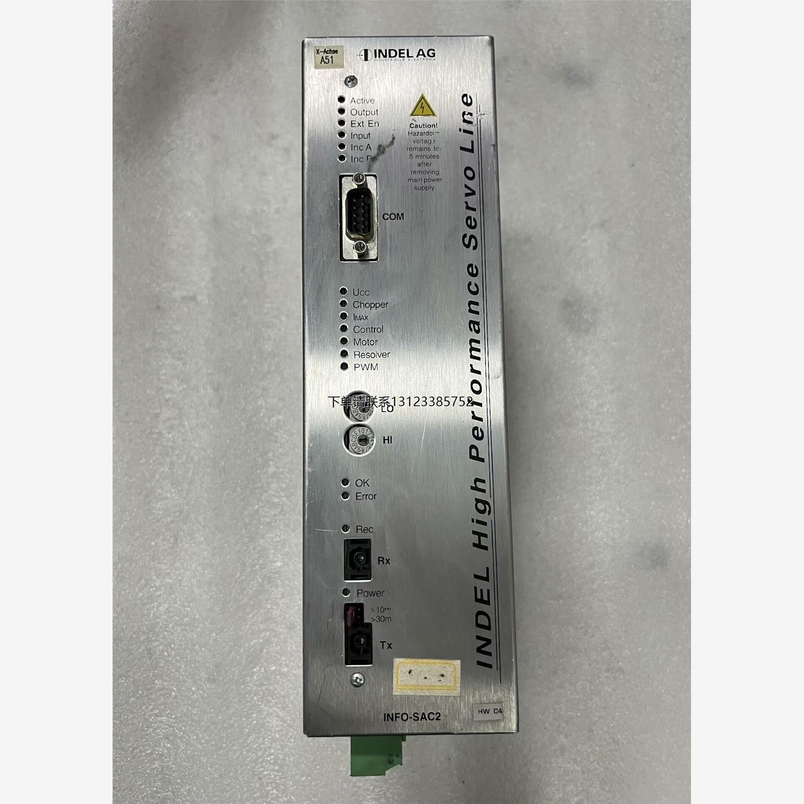 询价INDEL 驱动器 INFO-SAC2 实物拍摄 成色如图所