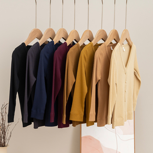 拉波米宝宝针织开衫毛衣薄款外套春秋2025新款儿童修身打底小上衣