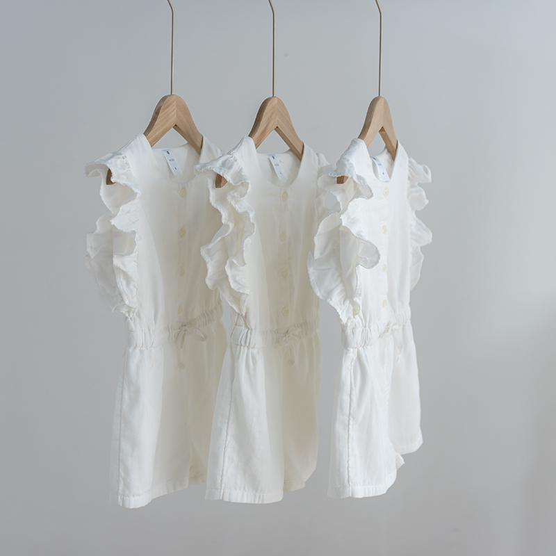 拉波米纯棉A类连体背心短裤