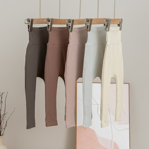 拉波米男女宝宝大PP裤高腰护肚打底裤春秋婴幼儿屁屁裤修身长裤子