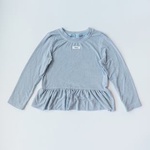 拉波米童装秋季儿童韩版春款长袖透气高弹T恤女童秋装上衣打底衫