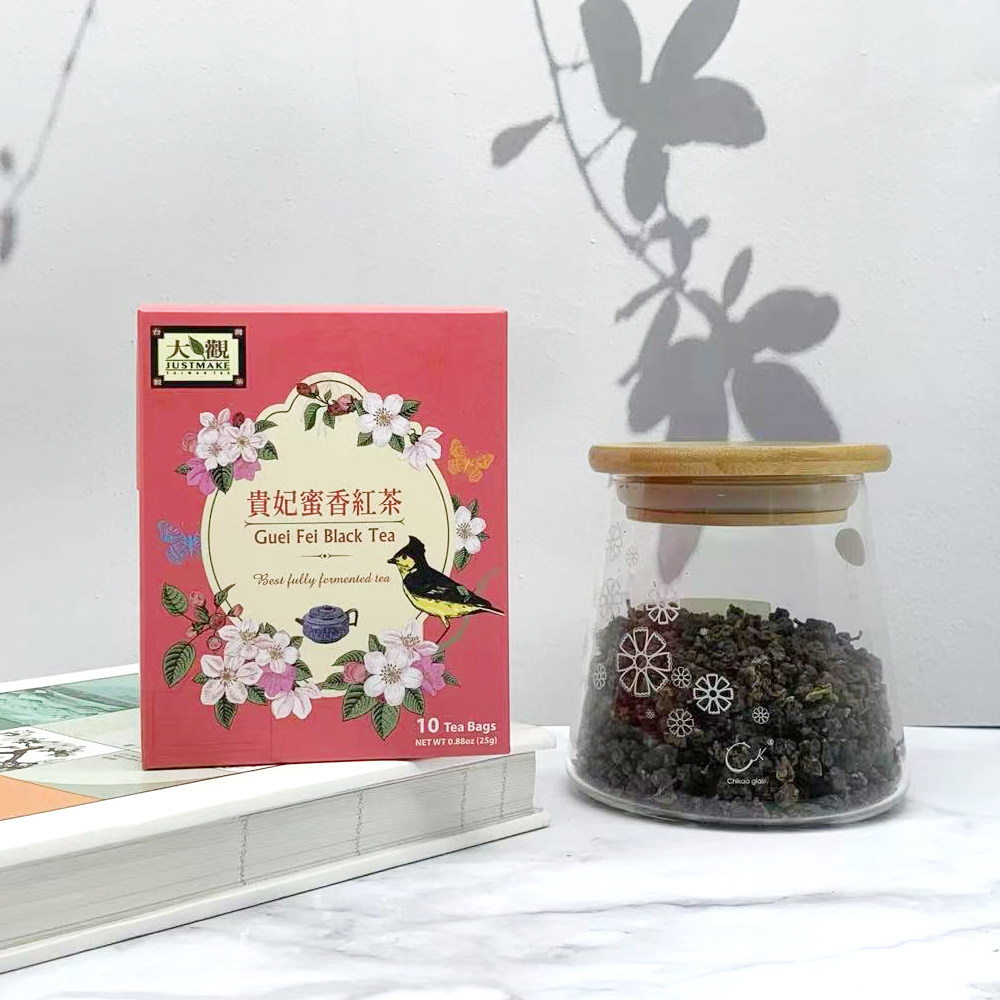 宏益大观中国台湾进口贵妃蜜香红茶10个独立包装三角袋泡茶包
