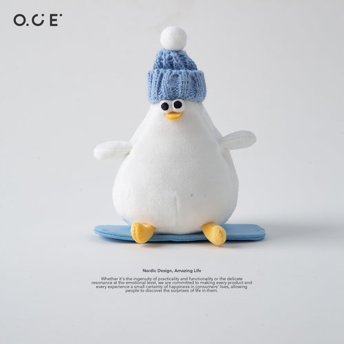 OCE冬日缤纷Oddy书包挂件圆滚滚女包毛绒玩偶钥匙扣可爱背包挂件