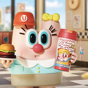 OCEuooha多巴胺不锈钢保温杯双饮咖啡杯吸管杯外出便携保冷杯