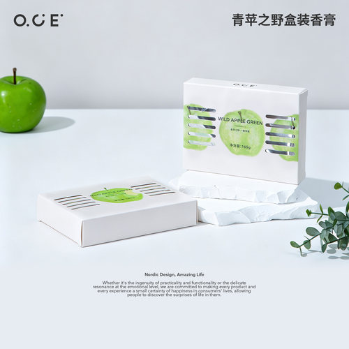 OCE青苹果之野汽车车载香薰固体香膏青苹果味持久留香高级感淡香