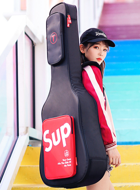 吉他包41寸加厚36寸高颜值木吉他背包42寸民谣古典3839寸通用琴盒