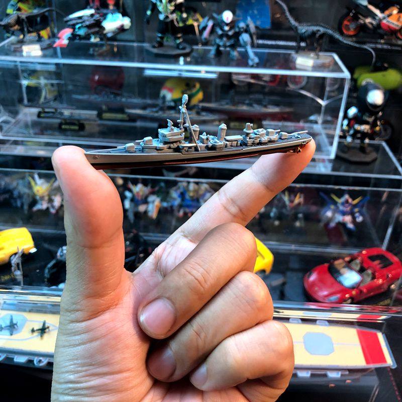 1:1250迷你战舰世界德国海军z1驱逐舰军事静态成品合金舰船模型