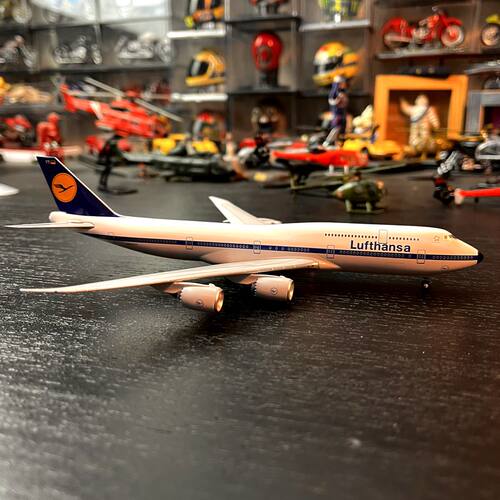 NG400比例合金飞机德国汉莎航空波音747-8客机成品模型礼品级藏品