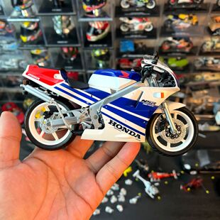 1:12合金摩托车模型 本田NSR-250'89赛车静态模型摆件