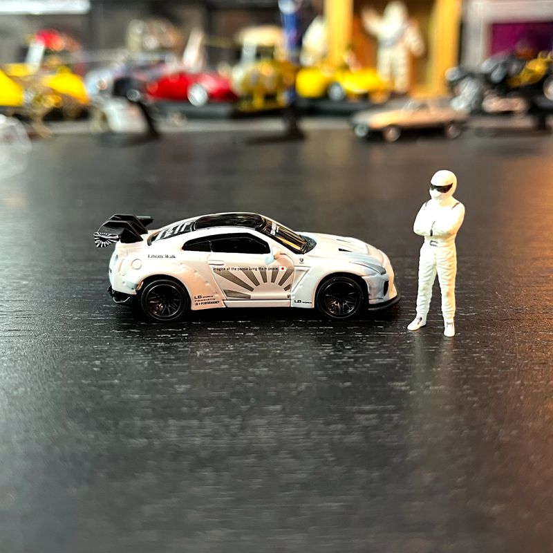 1:87合金汽车模型正版授权日产尼桑GTRR34赛车车模静态带轻微回力