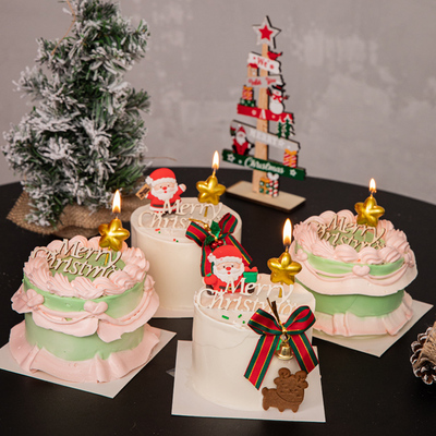 木质MerryChristmas插牌烘焙