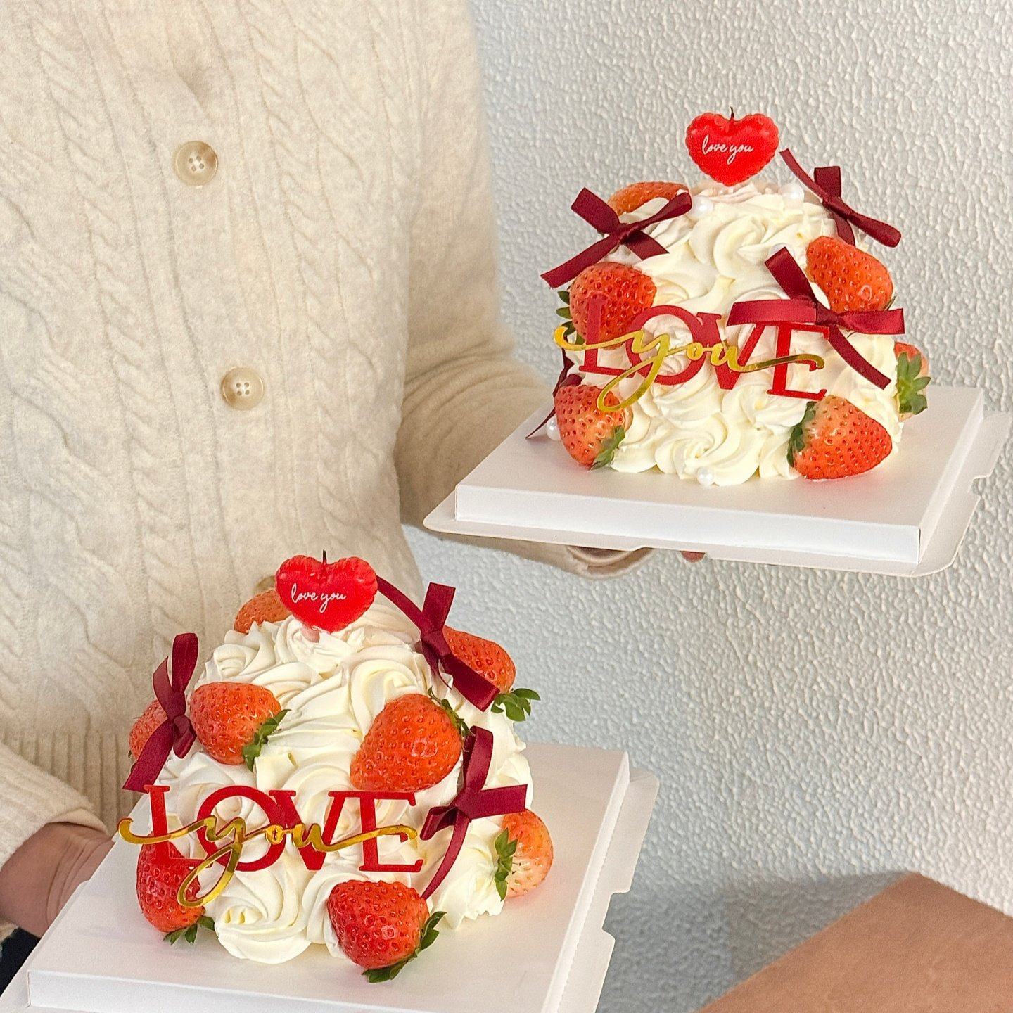 网红2.14情人节爱心蜡烛蛋糕装饰红金亚克力loveyou烘焙甜品装扮,节庆用品/礼品,节日装扮用品,淘宝优惠券,粉丝福利购,淘宝优惠卷