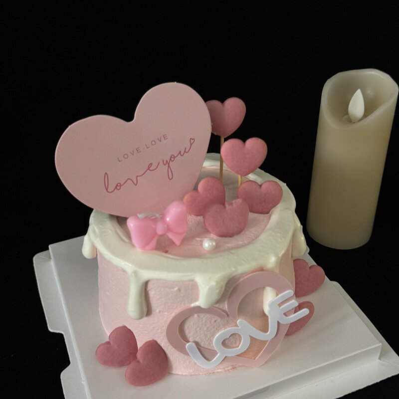 2026情人节蛋糕装饰loveyou