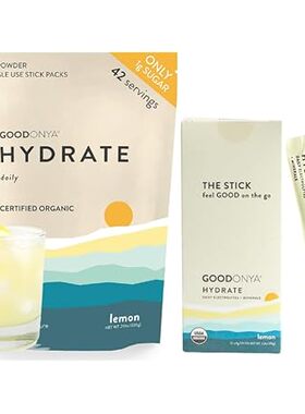 GOODONYA Organic Electrolyte Powder 42 Serving Bag + 12 T