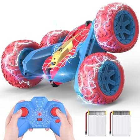 TOYTANLIFE Spider Remote Control Car Double Sided RC Stun