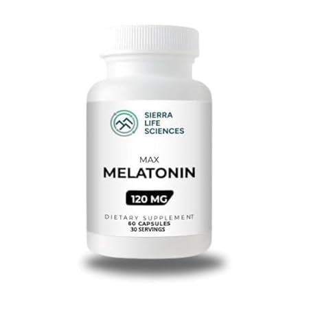 120 mg High Dosage Melatonin Max in Easy-to-Swallow Capsu