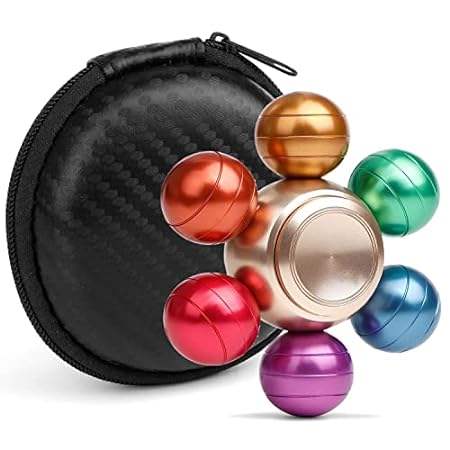 Cool Magic Orb Fidget Ball Spinner Toys Metal， Stress Han