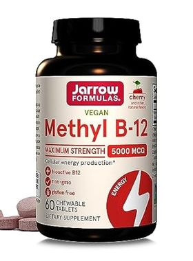 Jarrow Formulas Maximum Strength Methyl B-12 5000 mcg， Di