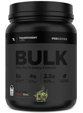 Transparent Labs Bulk Black Pre Workout - Clinically Dose
