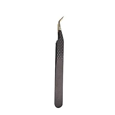 SZELES Diamond Grip Tweezers Lash Eyelash Extension Tweez