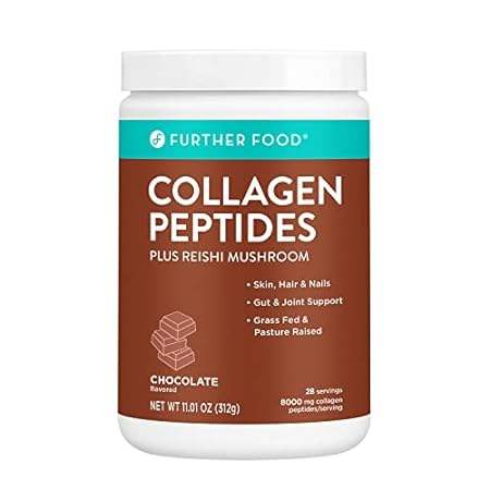 Further Food Chocolate Collagen Peptides Powder， Grass-Fe