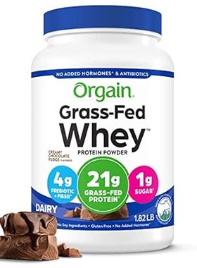 Orgain Whey Protein Powder， Creamy Chocolate Fudge - 21g