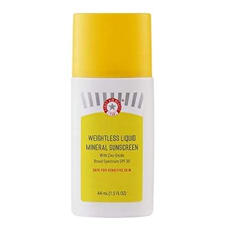 First Aid Beauty Weightless Liquid Mineral Sunscreen with