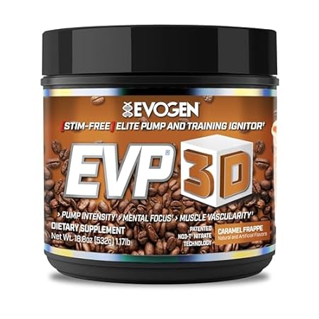 Evogen EVP 3D Caramel Frappe | Xtreme Stimulant Free Pre-