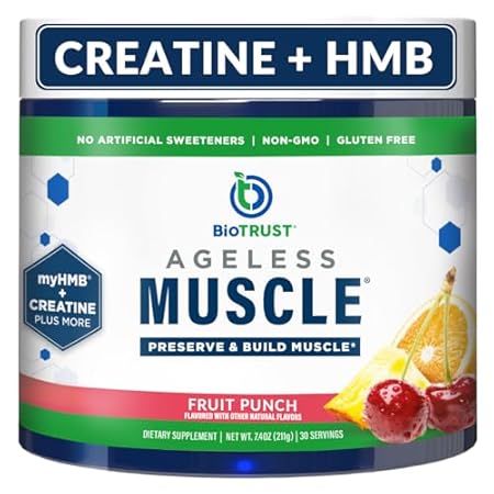 BioTrust Ageless Muscle Builder - Creatine HMB Powder wit