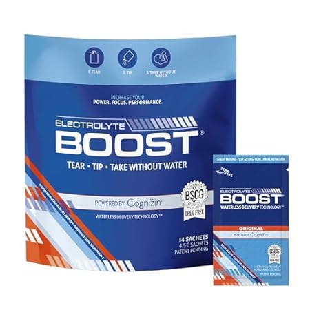 Electrolyte Powder Packets with Cognizin Take Without Wat