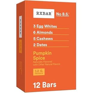RXBAR Protein Bars， 12g Protein， Gluten Free Snacks， Pump