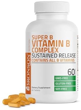 Bronson Super B Vitamin B Complex Sustained Slow Release