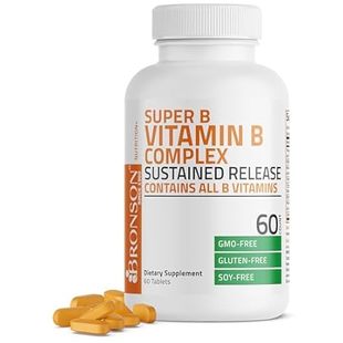 Bronson Super B Vitamin B Complex Sustained Slow Release