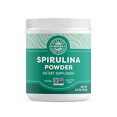 Vimergy Natural Spirulina Powder， 83 Servings – Super Gre
