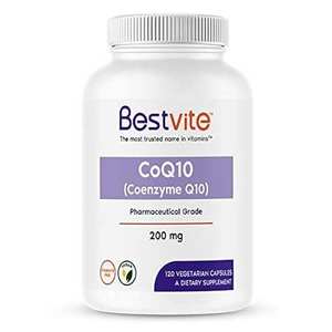 BESTVITE CoQ10 200mg(120 Vegetarian Capsules) Naturally