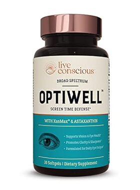 Live Conscious Eye Vitamins Select AREDS 2 Ingredients wi