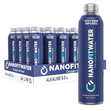 NANO FIT WATER - All Natural Oxygen Infused Bottle Water,