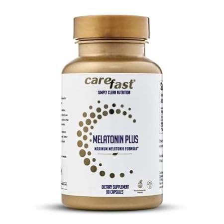 CAREFAST 60mg Melatonin Plus Extra Strength High Dose Sle
